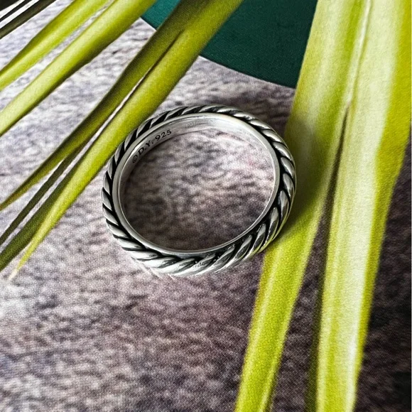 DAVID YURMAN Cable Collectibles® Stack Ring Sterling Silver - Picture 3 of 14